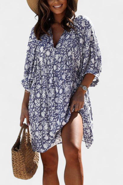Daniela Floral Boho Mini Dress