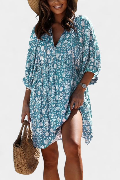 Daniela Floral Boho Mini Dress