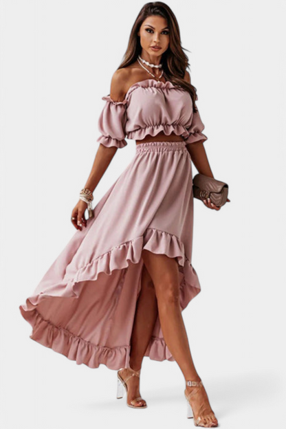 Katja Off-Shoulder Two-Piece Set