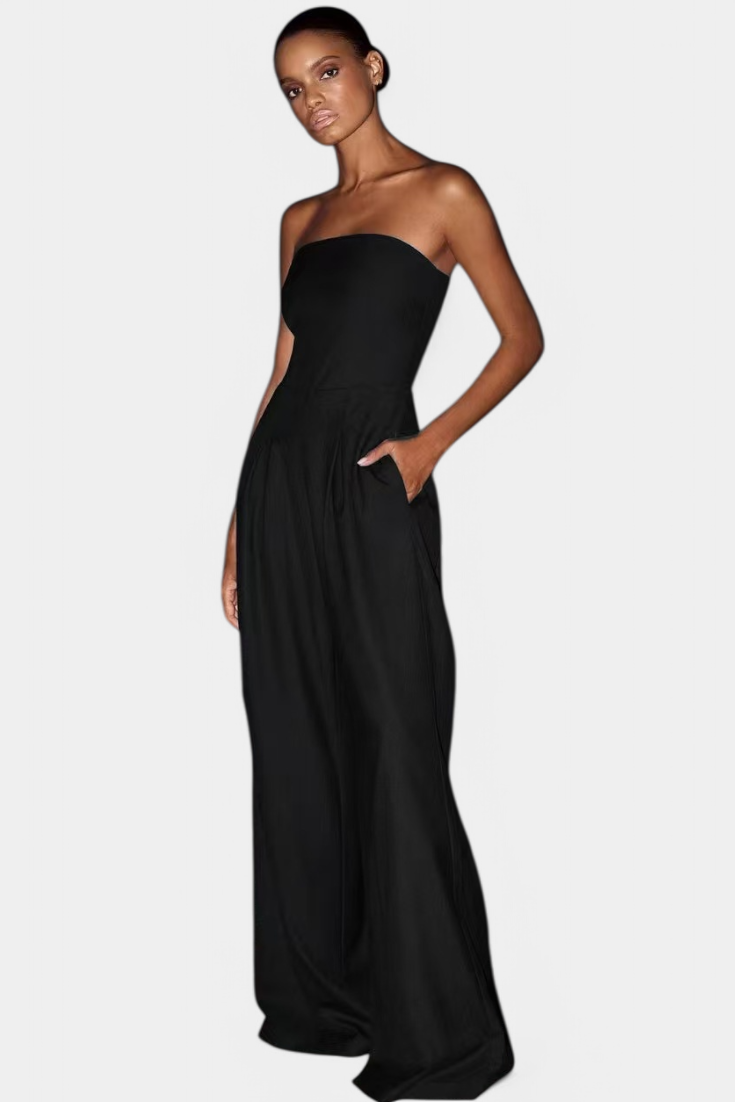 Llona Strapless Wide-Leg Jumpsuit