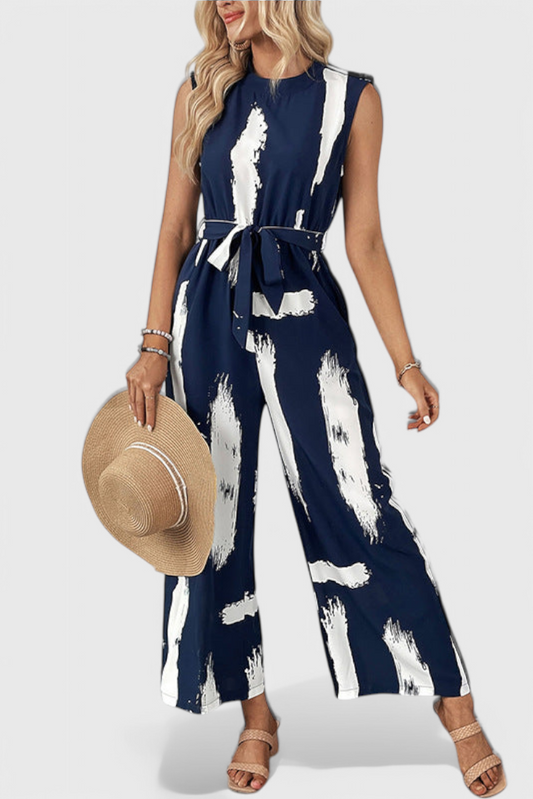 Zola Printed Wide-Leg Jumpsuit