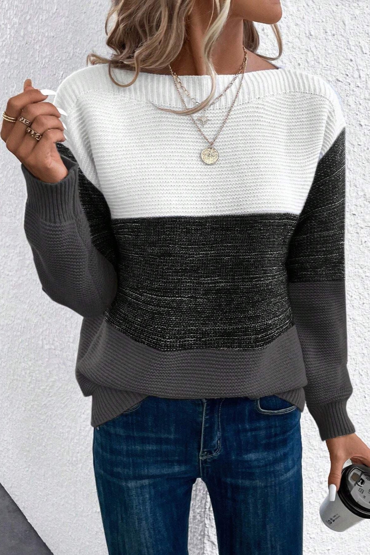 Soria Soft Touch Wool-Blend Knit Jumper