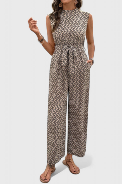 Carmela Geometric Print Jumpsuit