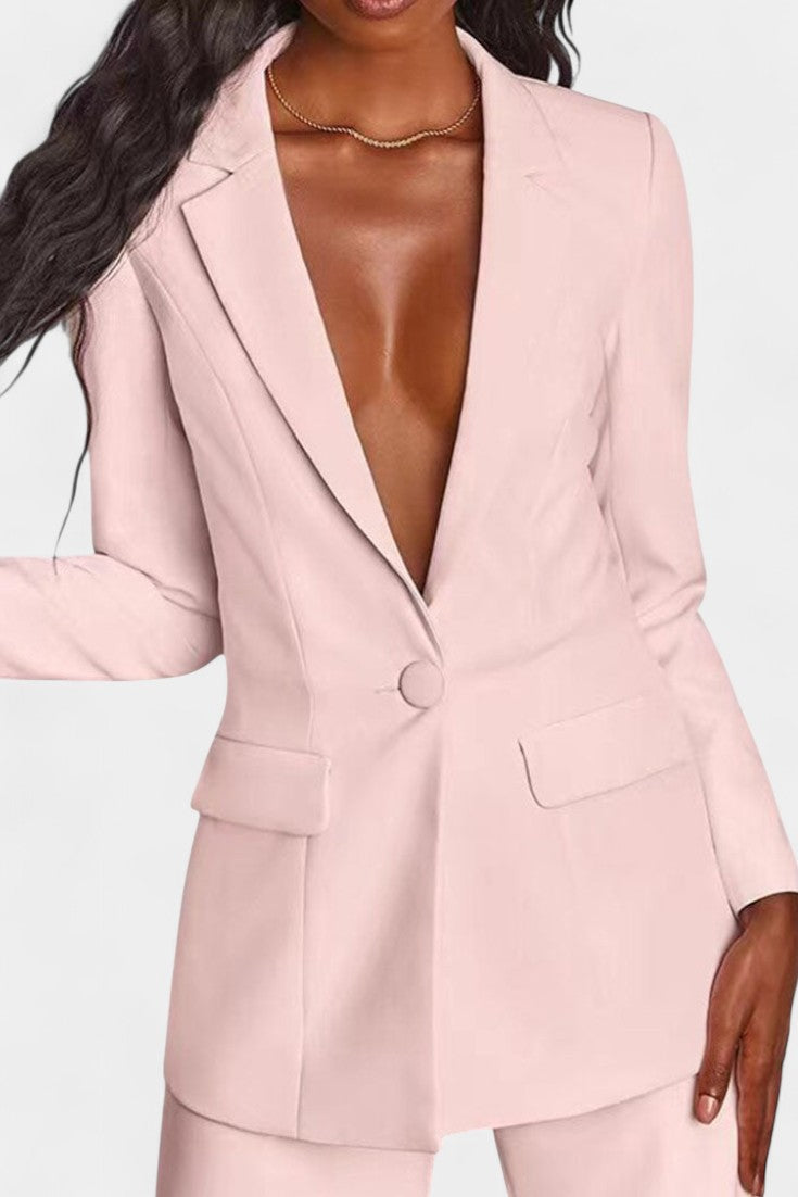 Marnie Tailored Blazer & Wide-Leg Pants Set