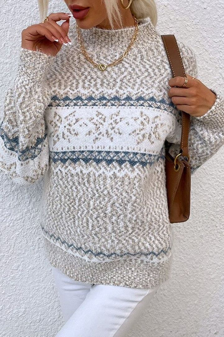 Emma Elegance Snowflake Knit Jumper