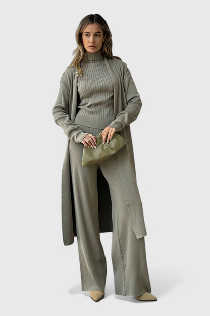Mahalia 3-Piece Knit Co-Ord Set