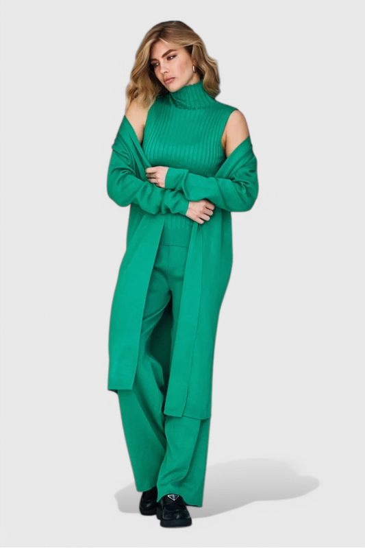 Mahalia 3-Piece Knit Co-Ord Set