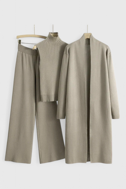 Mahalia 3-Piece Knit Co-Ord Set