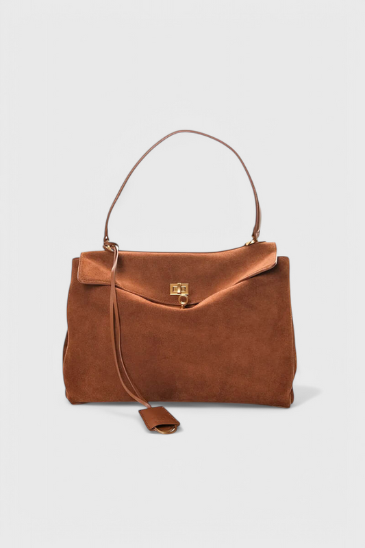 Henna Suede Shoulder Bag