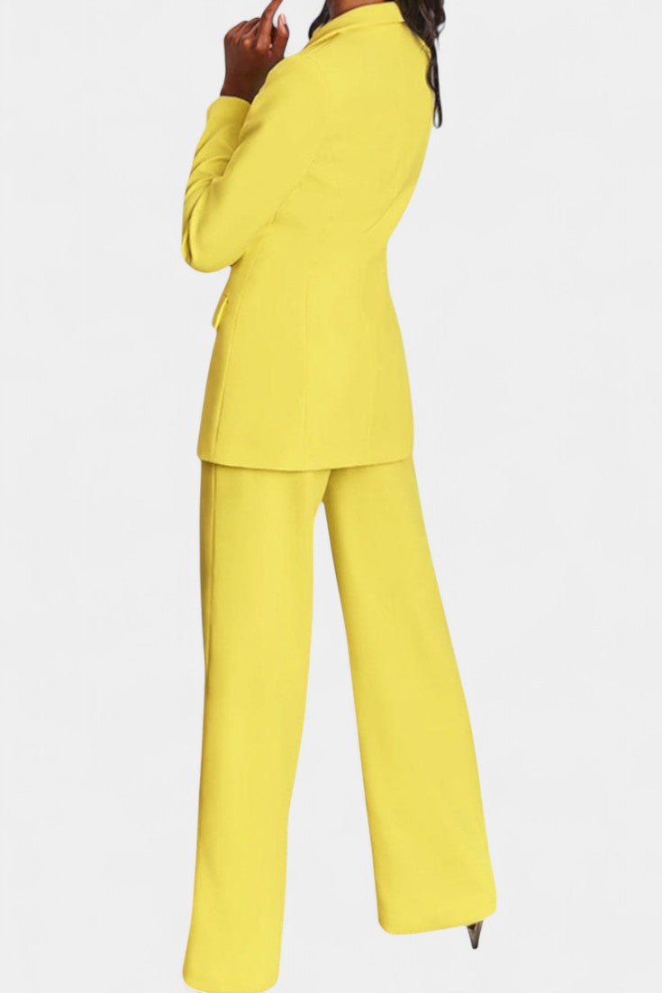 Marnie Tailored Blazer & Wide-Leg Pants Set