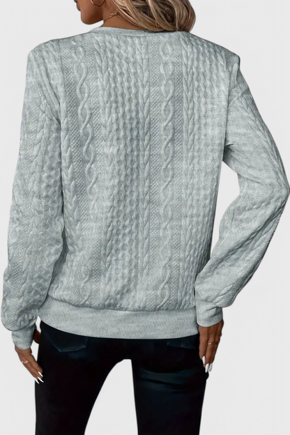 Zoey Soft Zip-Up Knit Jumper