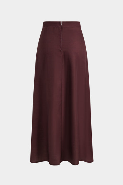 Sloan Coconut Palm Cut-Out Button Top & Skirt Set