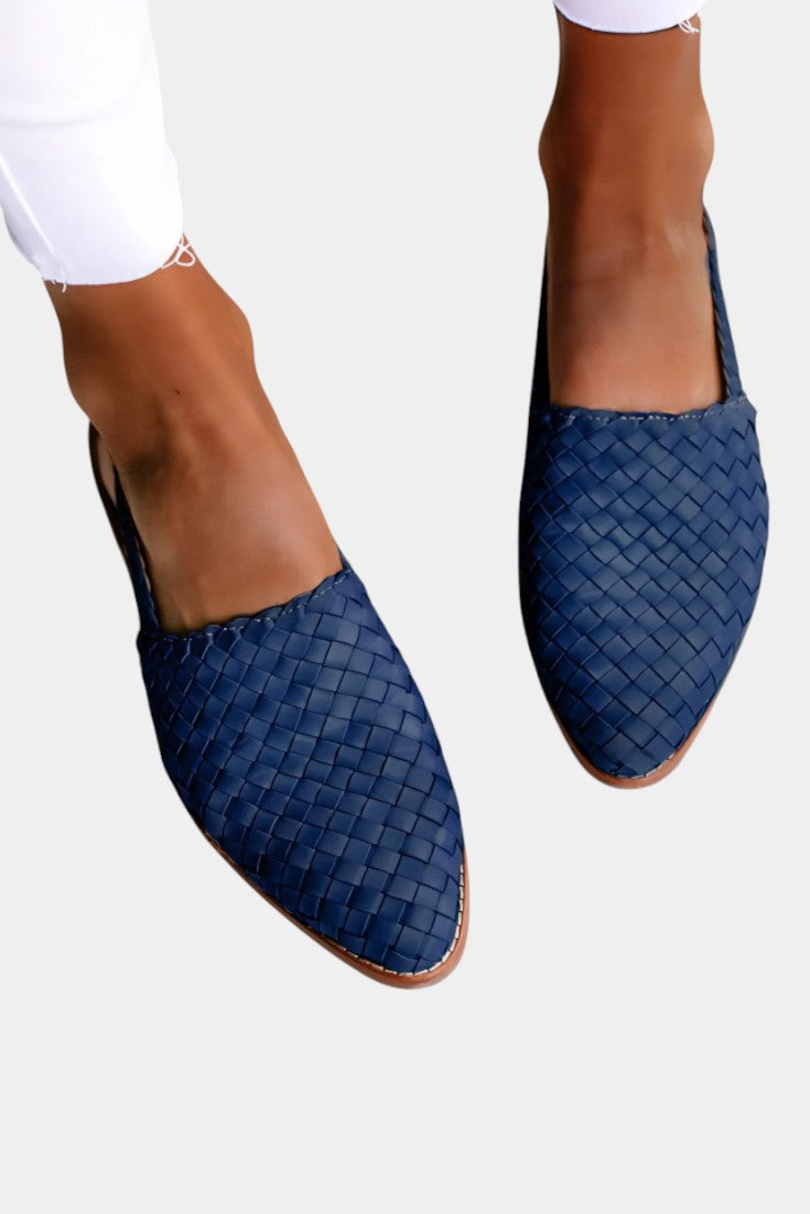 Isadora Handwoven Slingback Flats