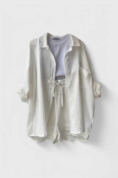 Xenia Relaxed Lounge Collar Set