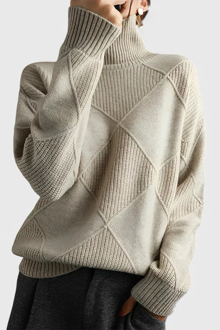 Jasmine Cosy Cashmere Turtleneck Jumper