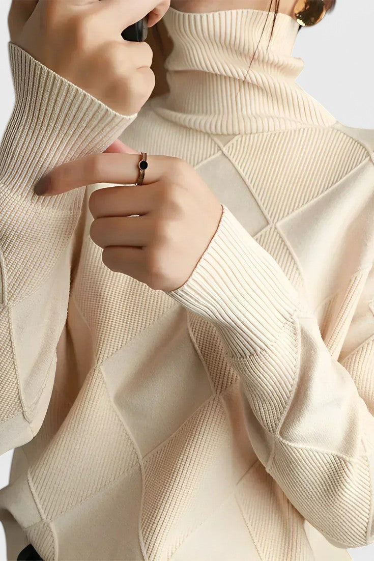 Jasmine Cosy Cashmere Turtleneck Jumper