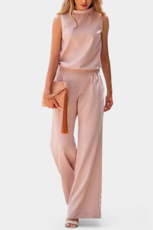 Winnie Minimal Elegant Wide-Leg Jumpsuit