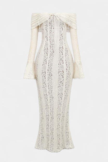 Rosalie Lace Off-Shoulder Maxi Dress