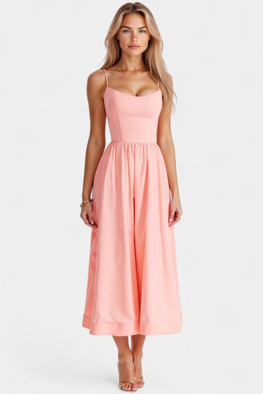 Marvelle Sleeveless Flowy Midi Dress