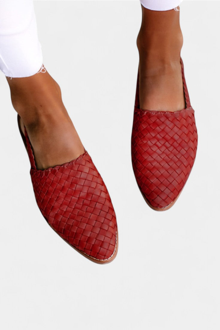 Isadora Handwoven Slingback Flats