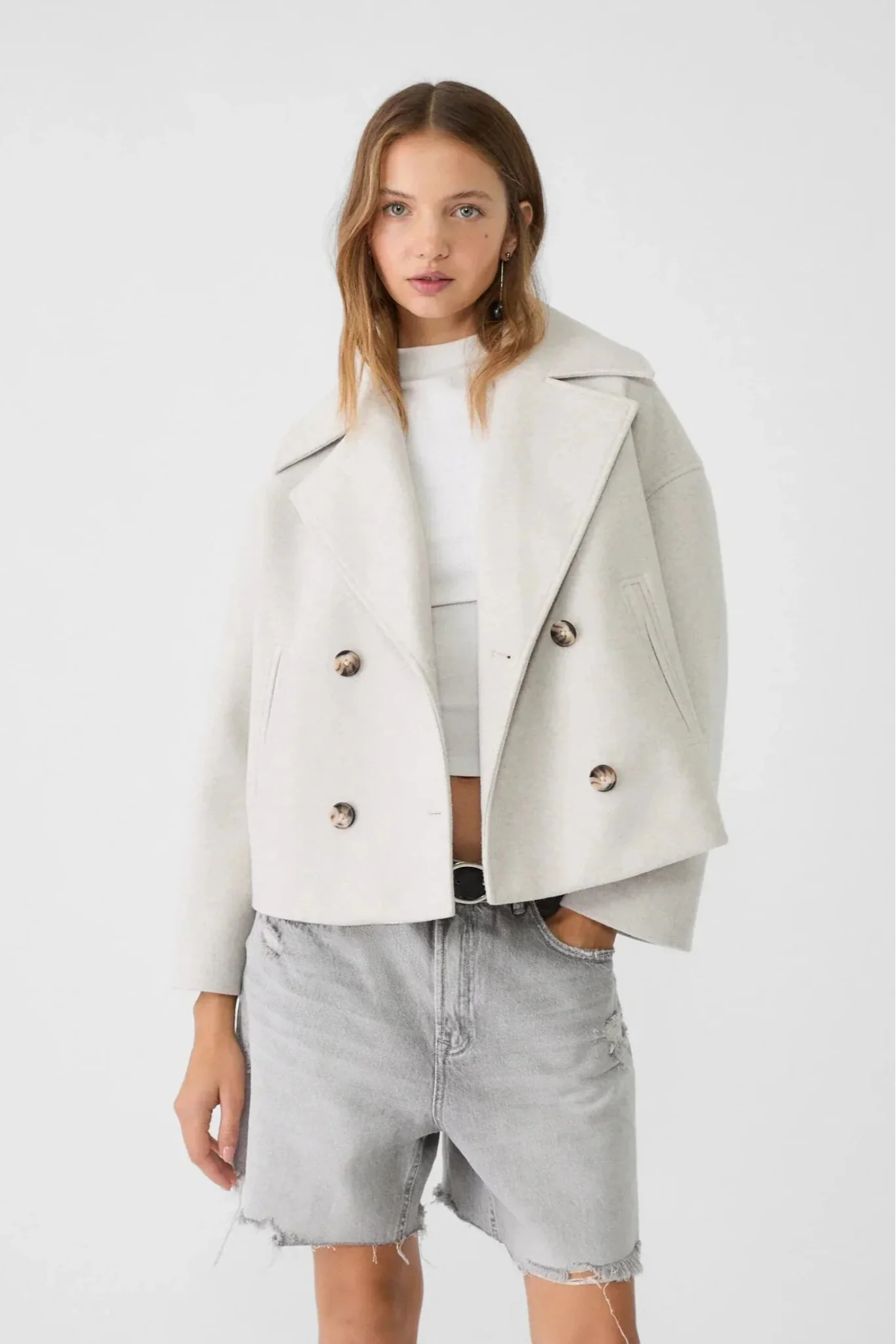 Destiny Refined Double-Breasted Short Jacket